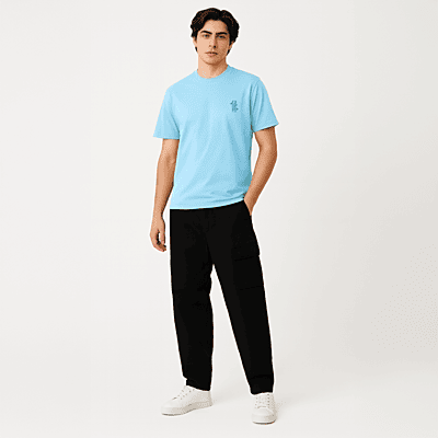 Churrpi Plain T-shirt For Men | Blue Churrpi Plain T-shirt For Men | Blue