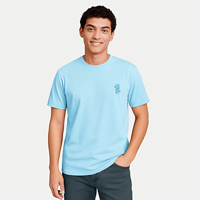 Churrpi Plain T-shirt For Men | Blue Churrpi Plain T-shirt For Men | Blue