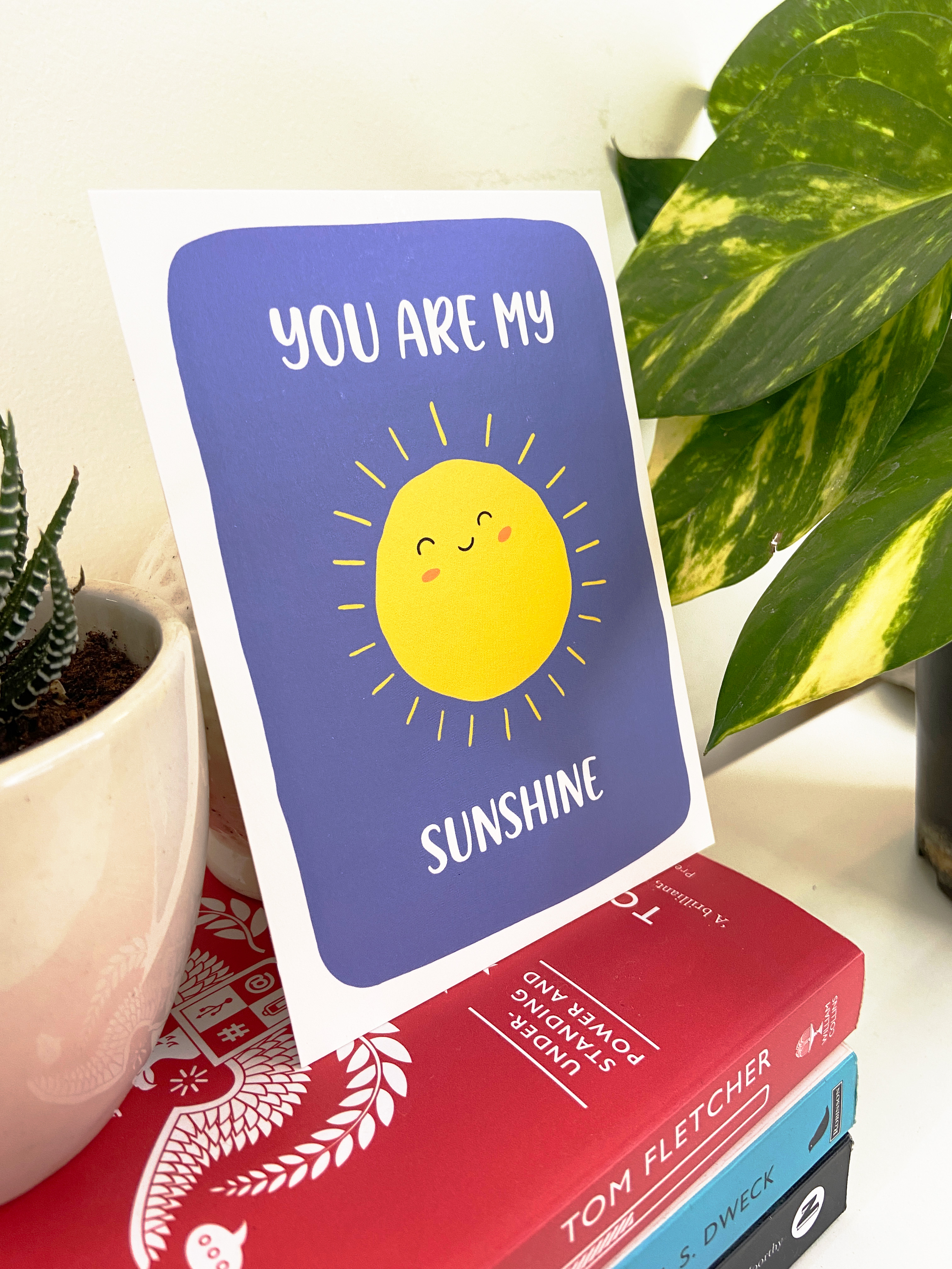 You Are My Sunshine Card I Cute Sunshine Greeting Card You Are My Sunshine Card I Cute Sunshine Greeting Card