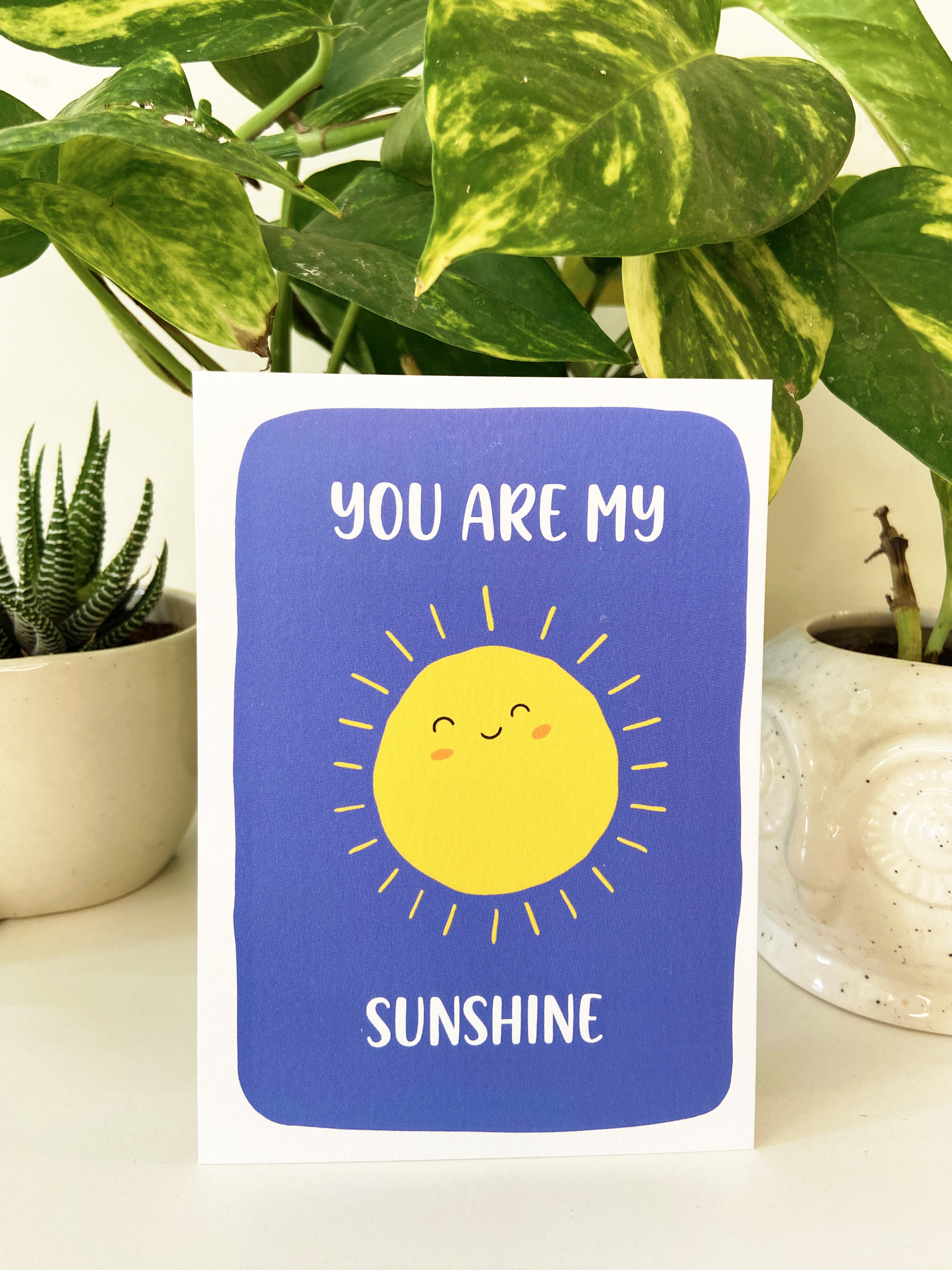 You Are My Sunshine Card I Cute Sunshine Greeting Card You Are My Sunshine Card I Cute Sunshine Greeting Card