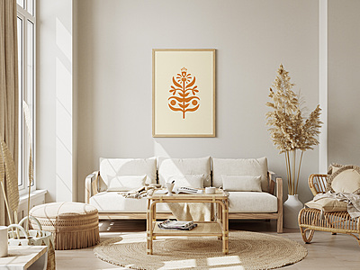 Elegant floral Art Poster I Minimalistic Art Poster Elegant floral Art Poster I Minimalistic Art Poster