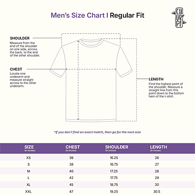 Churrpi Plain T-shirt For Men | Blue Churrpi Plain T-shirt For Men | Blue